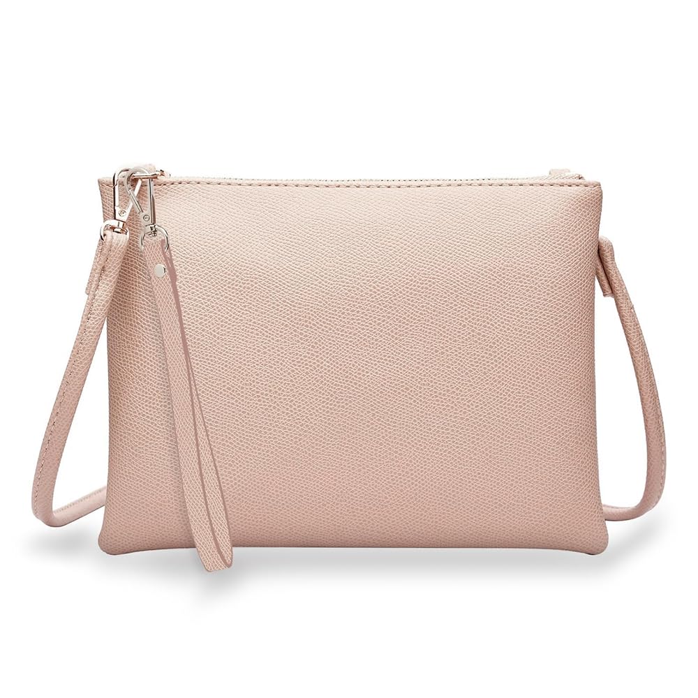 Amazon.com: Bolso bandolera para mujer, peque?o bolso de hombro y bolsas  ligeras con piel vegana, monedero tipo cartera con correa desmontable,  beige, S : Ropa, Zapatos y Joyer?a
