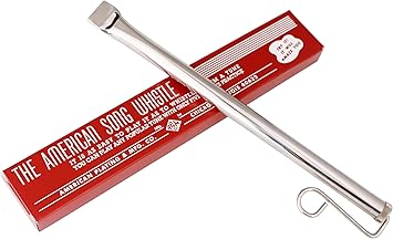 Woodstock Wind Chimes American Song Whistle Brass Slide Whistle (12.5'') Great Christmas/Hanukkah Gifts for Kids and Adults, Boys and Girls Beginners Musical Instruments Ages 3+ Educational Toys (ASW)