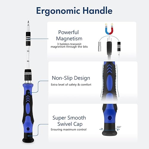 Miniatura 10 de Herramienta profesional de reparación de computadoras kit de destornillador de precisión para laptop herramienta de reparación electrónica XOOL 140