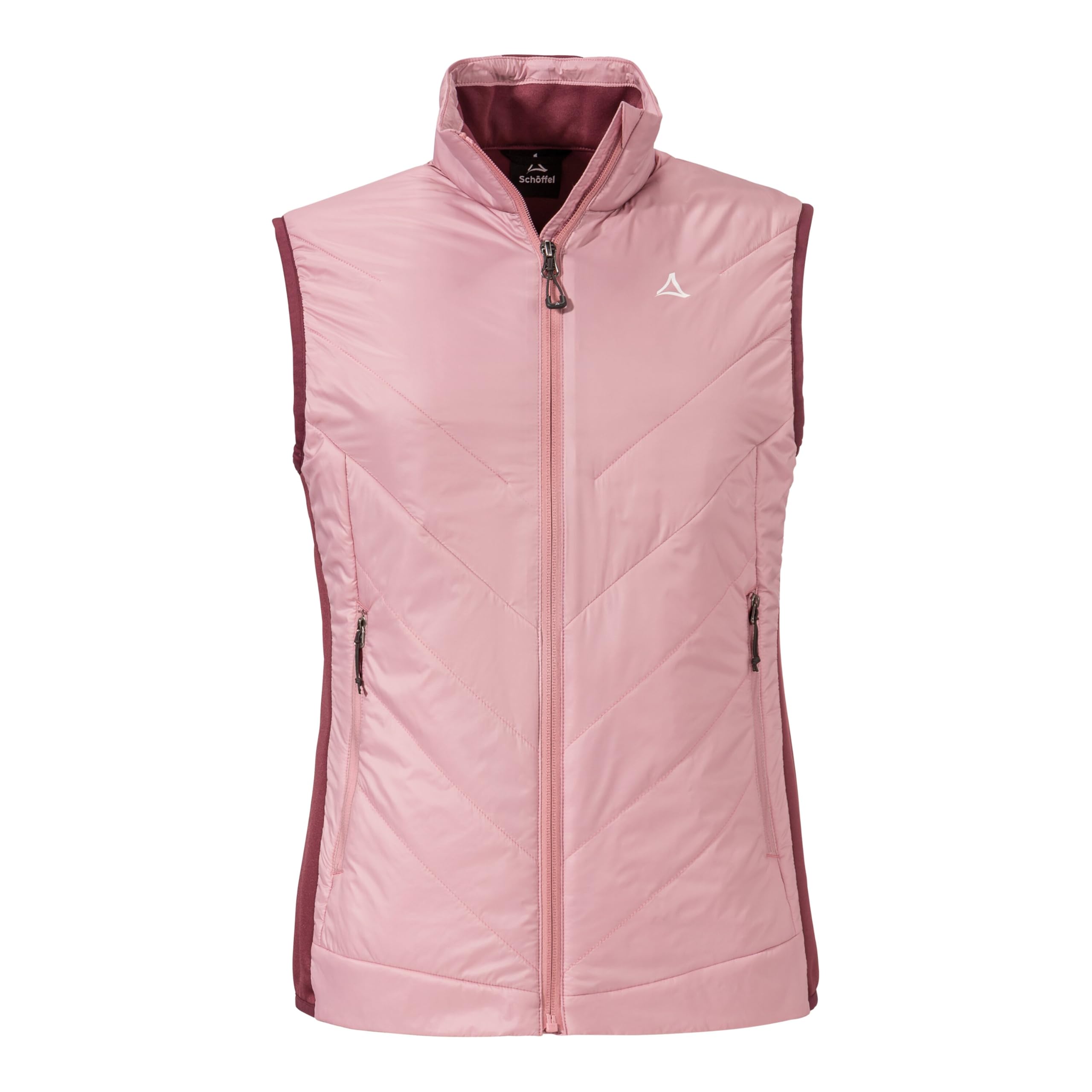 Schöffel Damen Hybrid Vt Style Cascata WMS, windabweisende, komprimierbare Funktionsweste, gefütterte Outdoorweste mit recycelter Wattierung, viola, 40