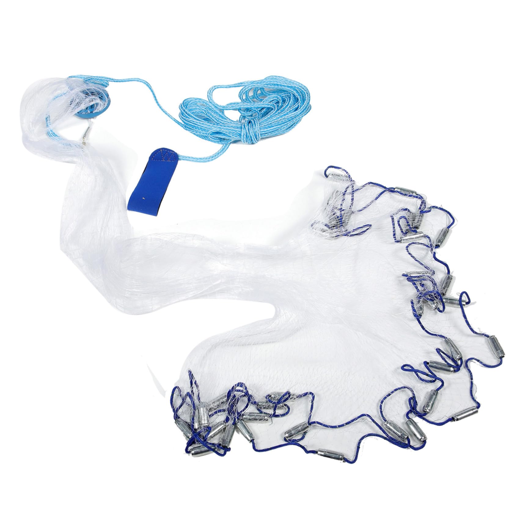 BESPORTBLE Rete Per Pesca Lanciata Retino Da Lancio Per Esche Da Pesca Maglie Per Raccolta Dei Pesci Materiale Resistente e Durevole Chiusura Sicura