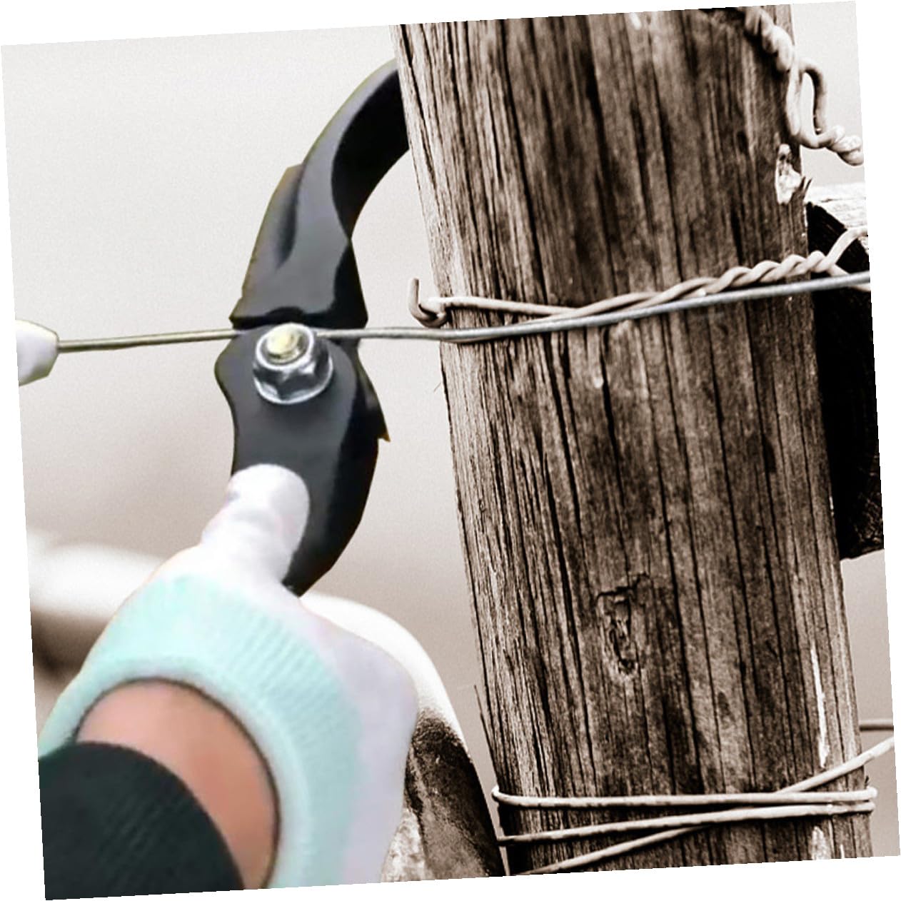 UKCOCO Herramienta Tensora para Estirar Cables para Vallas de Jardín de Alambre de Forma Acero Resistente y Ahorrar y Cercas Agrícolas