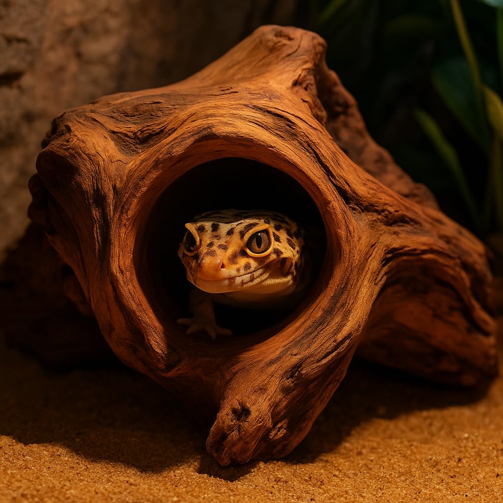 Emours Bois flotté poreux naturel pour aquarium, bois flotté pour aquascaping avec trous, tunnels et cachettes sélectionnés à la main, paysage dur pour aquascaping, décoration de terrarium pour