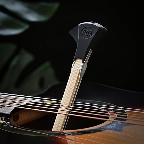 Miniatura 6 de Arco de guitarra, 2 en 1 para guitarra, crea sonidos parecidos a violonchelo y violín, accesorio de doble cara, herramienta de cuerda de arco y