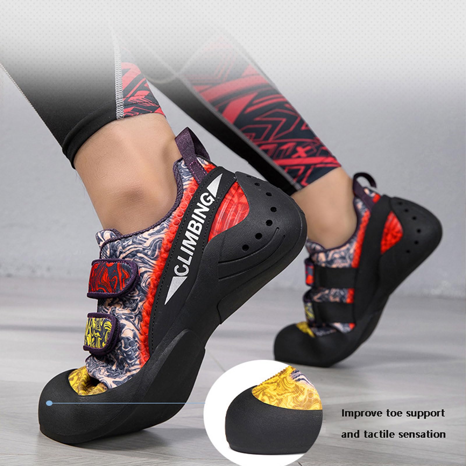 Scarpe da Arrampicata per Uomo e Donna,Scarpette Professionali da Arrampicata,Scarpette da Arrampicata Leggere e Traspiranti,Scarpetta POLIVALENTE da Arrampicata,Scarpe da Ginnastica Casual Bambini