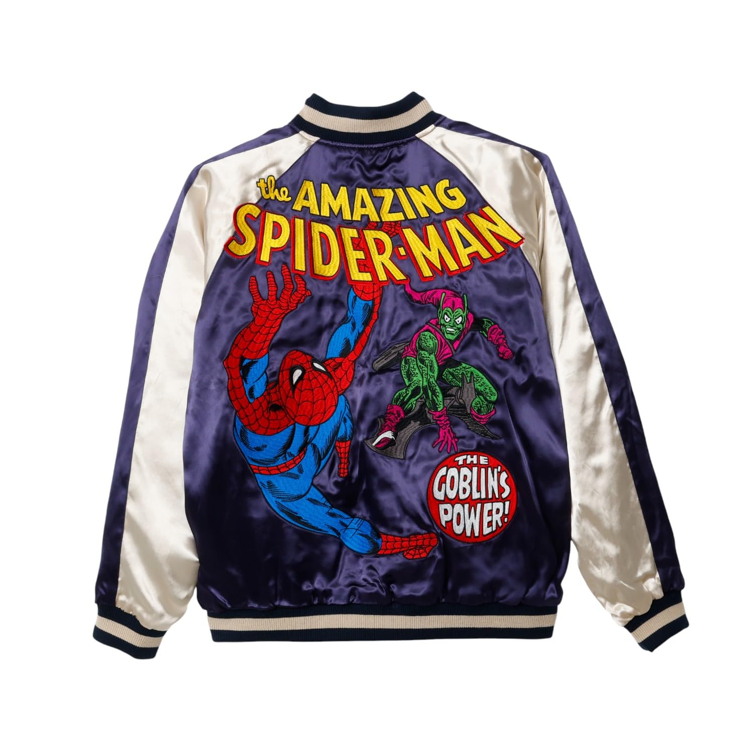 【新品】スパイダーマン　リバーシブルスカジャン（XL） Amazon.co.jp: スモール・プラネット(Small Planet) マーベル