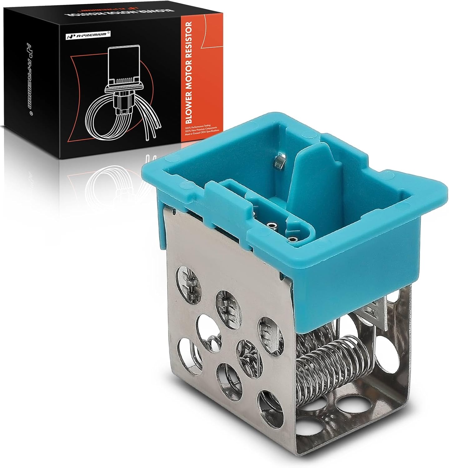 A-Premium Front HVAC Blower Motor Resistor Compatible with BMW 525i 1990-1995, 540i 1994-1995, 530i 1994-1995, 535i 1990-1993, M5 1991-1993