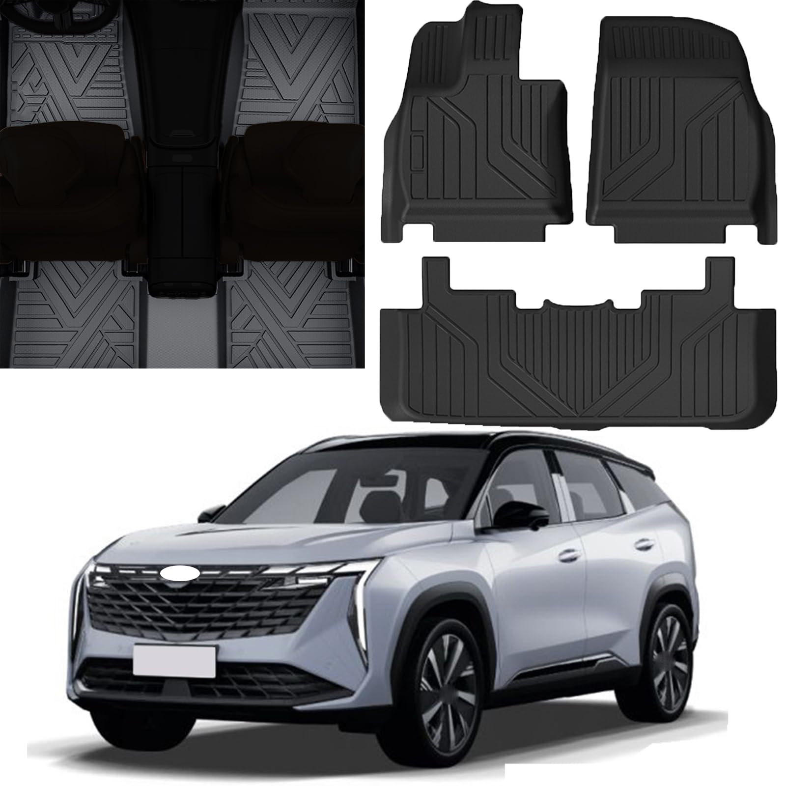 Floor Mats for Geely Starray 2021 2022 2023 2024 2025 All Weather Floor Mats Odorless Anti-Slip Floor Liner
