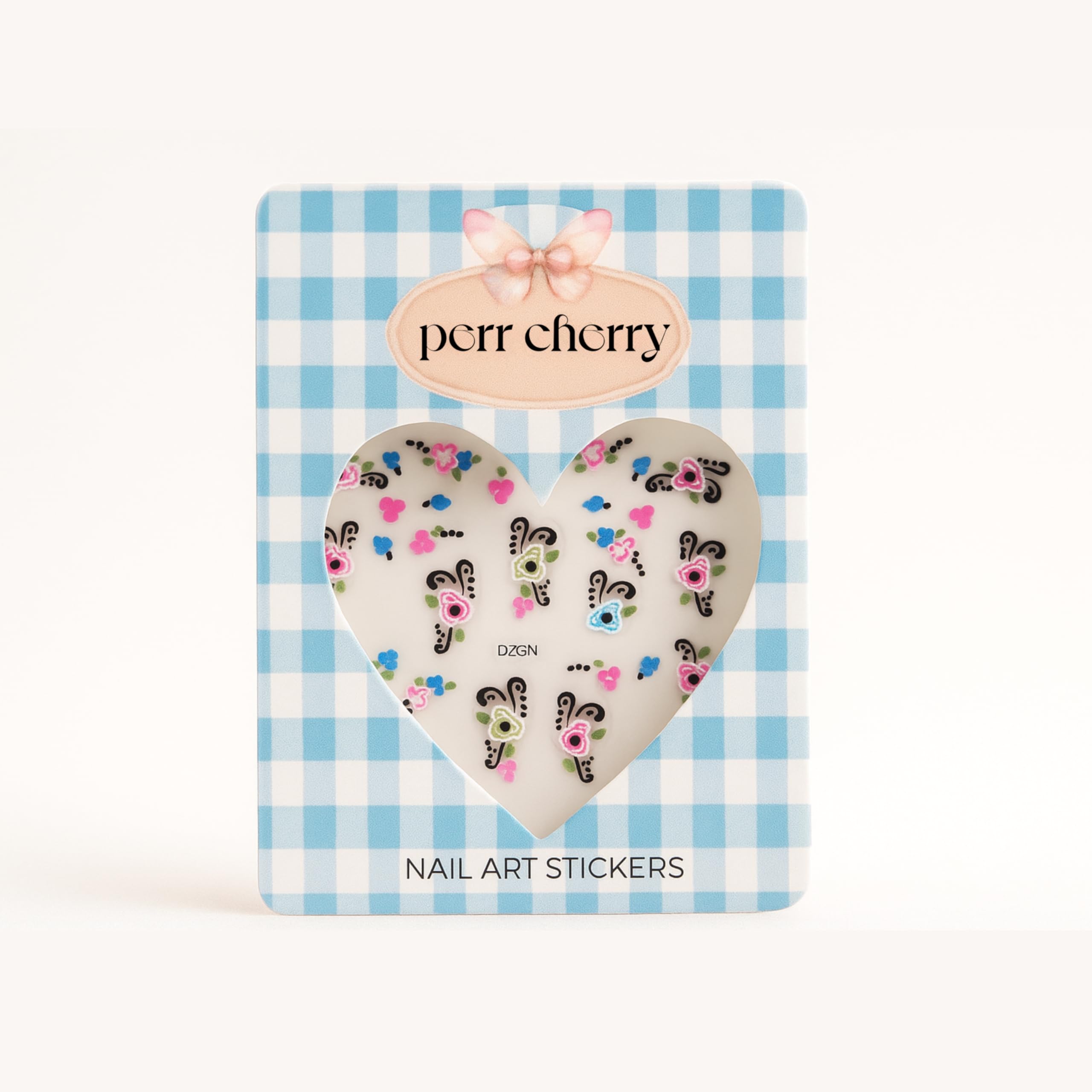 Perr Cherry 3 Nail Art Stickers Sheet | Waterproof | Breathable | Colorful Self-Adhesive DIY Nail Art Stickers for Manicure & Pedicure (100 Stickers, Assorted Design)-picture-58