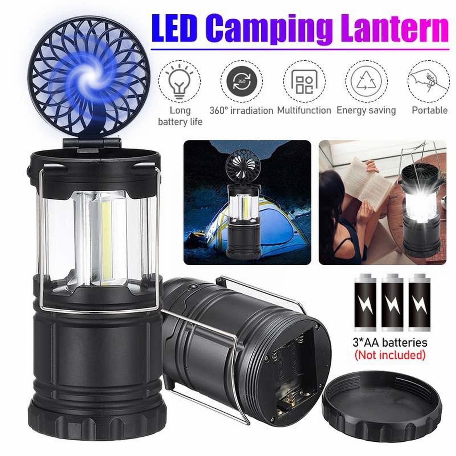 Lampa kempingowa przenośna lampa kempingowa LED wentylator sufitowy namiot na zewnątrz latarka ręczna USB ładowalna wodoodporna wyszukiwanie