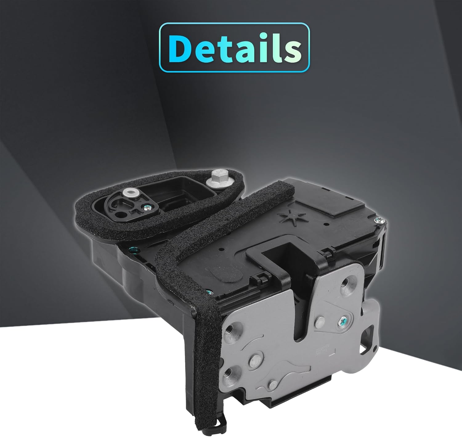 X AUTOHAUX Replacement Front Left Driver Side Power Door Lock Actuator Motor for Chevrolet Silverado 1500 2015-2019 for GMC Sierra 1500 2015-2019 Door Latch Actuator Assembly Replace Black