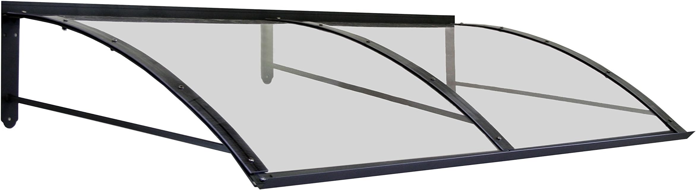 BELLHOUSE COPERTURE Iron Door Canopy Mod. Onda Eco - L 250