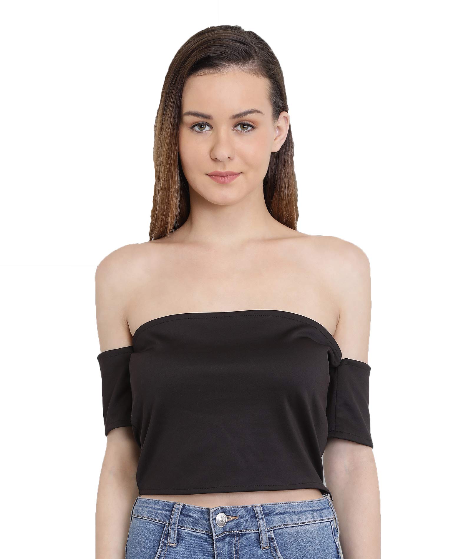 Polyester Blended Crop Tops-picture-55