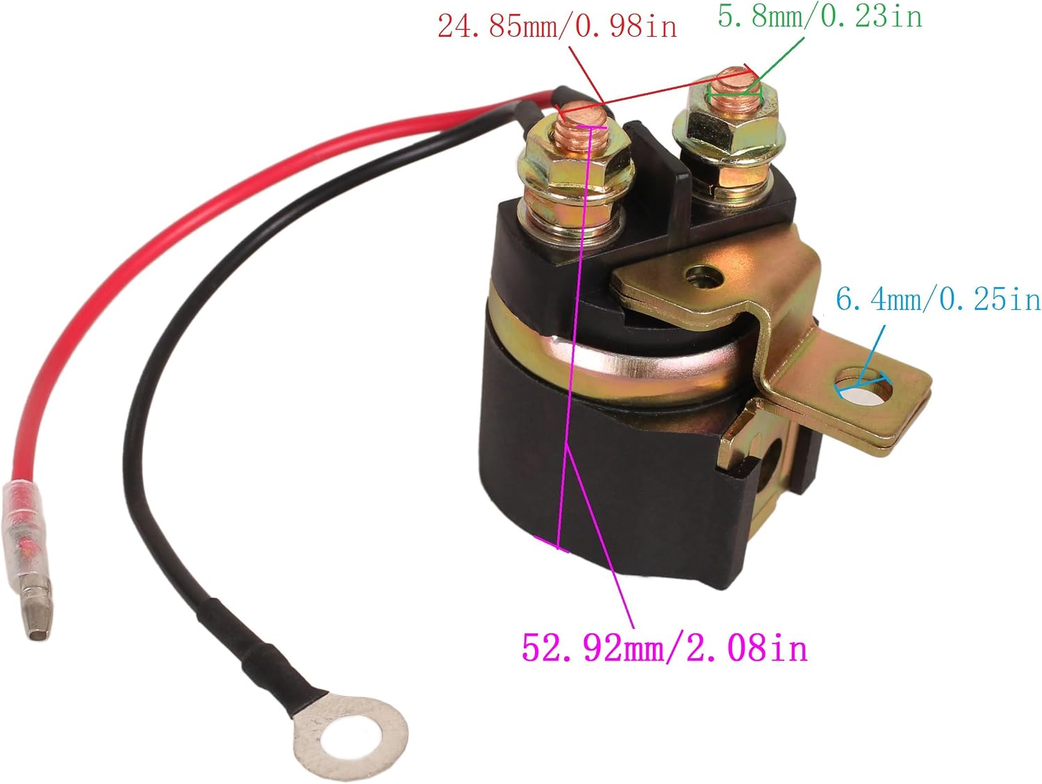 Boat Engine 688-81950-00 688-81950-01 688-81950-02 688-81950-03 688-81950-10 688-81941-00 Starter Relay/Solenoid Switch for Yamaha Outboard Motor 40HP 50HP 60HP 70HP 90HP, fit Sierra 18-5879, 12V