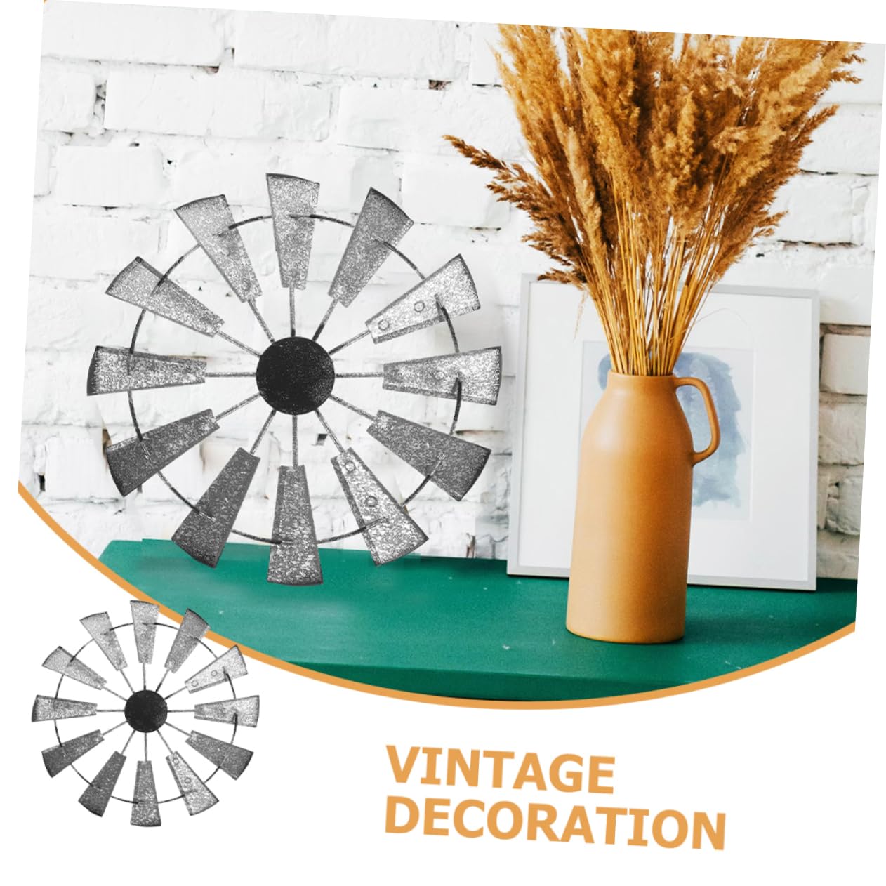VICASKY Decorazioni da parete Metalliche Agriturismo Rustico Per Soggiorno Camera Da Letto E Robusto Ferro Decorazione Da Appesa Per Giardino E Esterni
