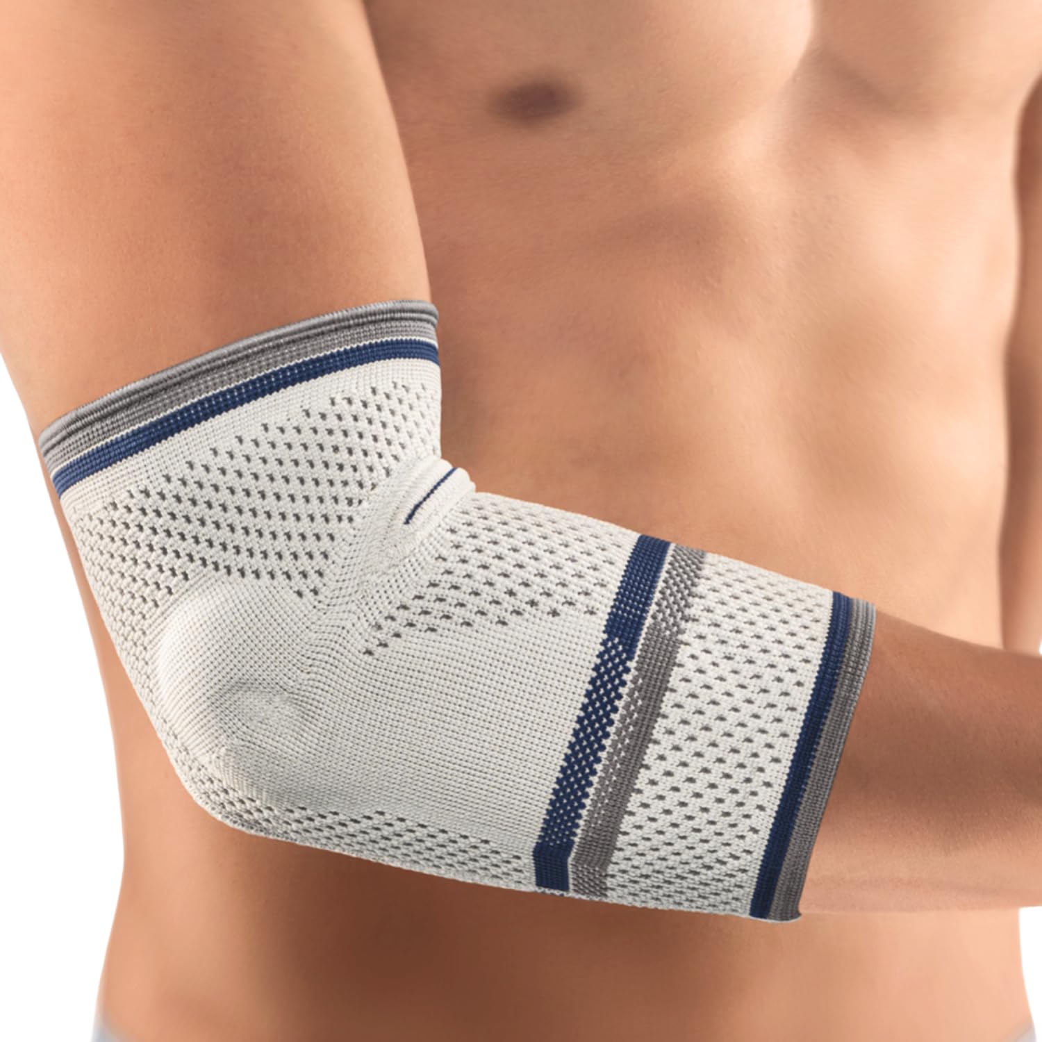 Bort EpiBasic Epicondylitis Bandage silber Gr. M, Ellenbogenbandagen