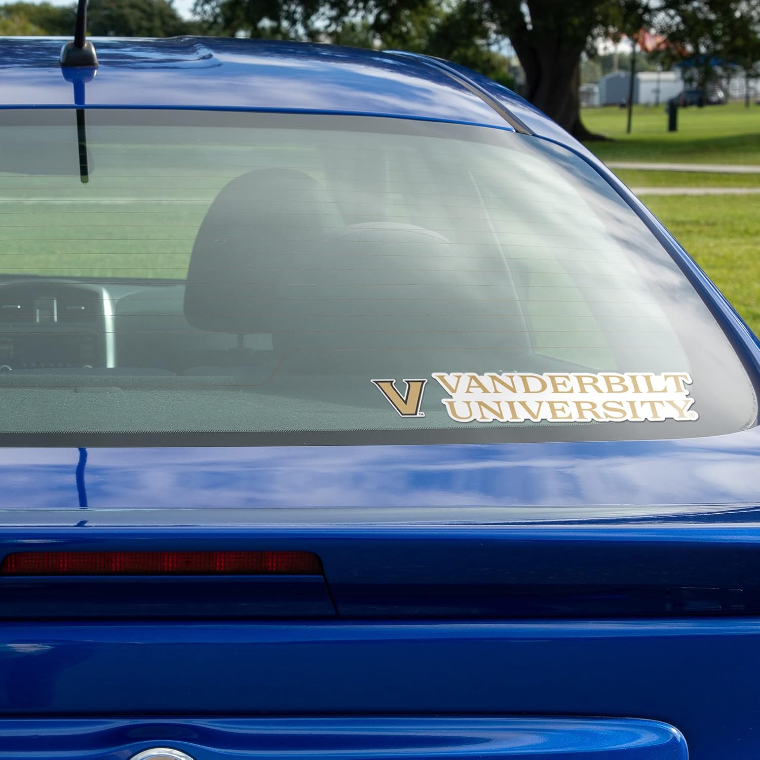 Desert Cactus Vanderbilt University Commodores VU Name Logo Vinyl Decal Laptop Water Bottle Car Scrapbook (8 Inch Sticker)