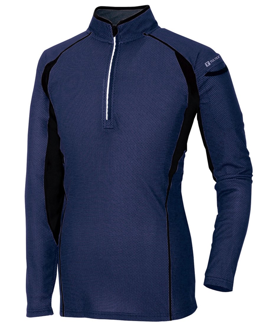 Amazon.co.jp: [タルテックス] WINCOOL ハーフZIP長袖シャツ #AZ