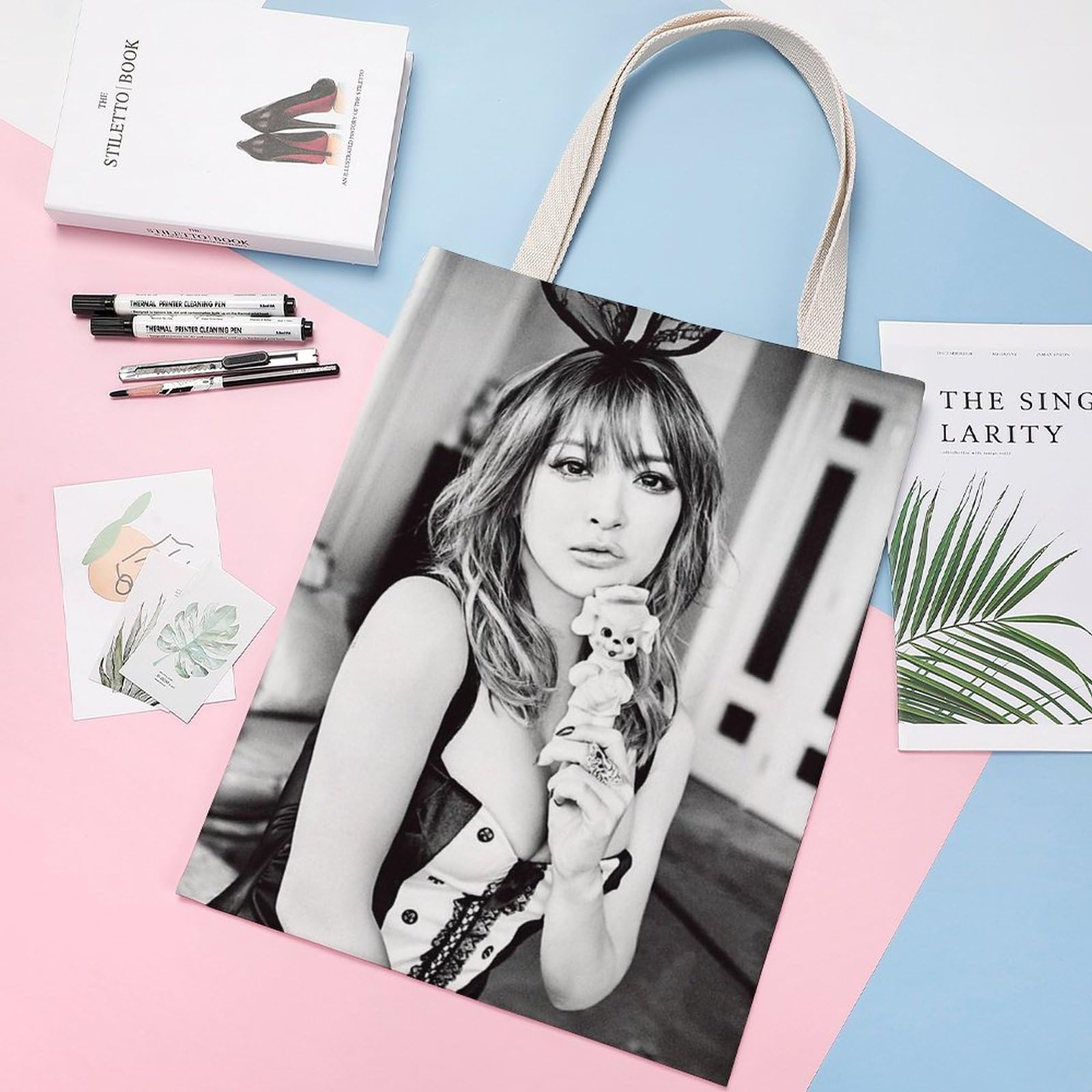 Amazon.co.jp: 浜崎あゆみ キャンバスバッグ ショッピングバッグ