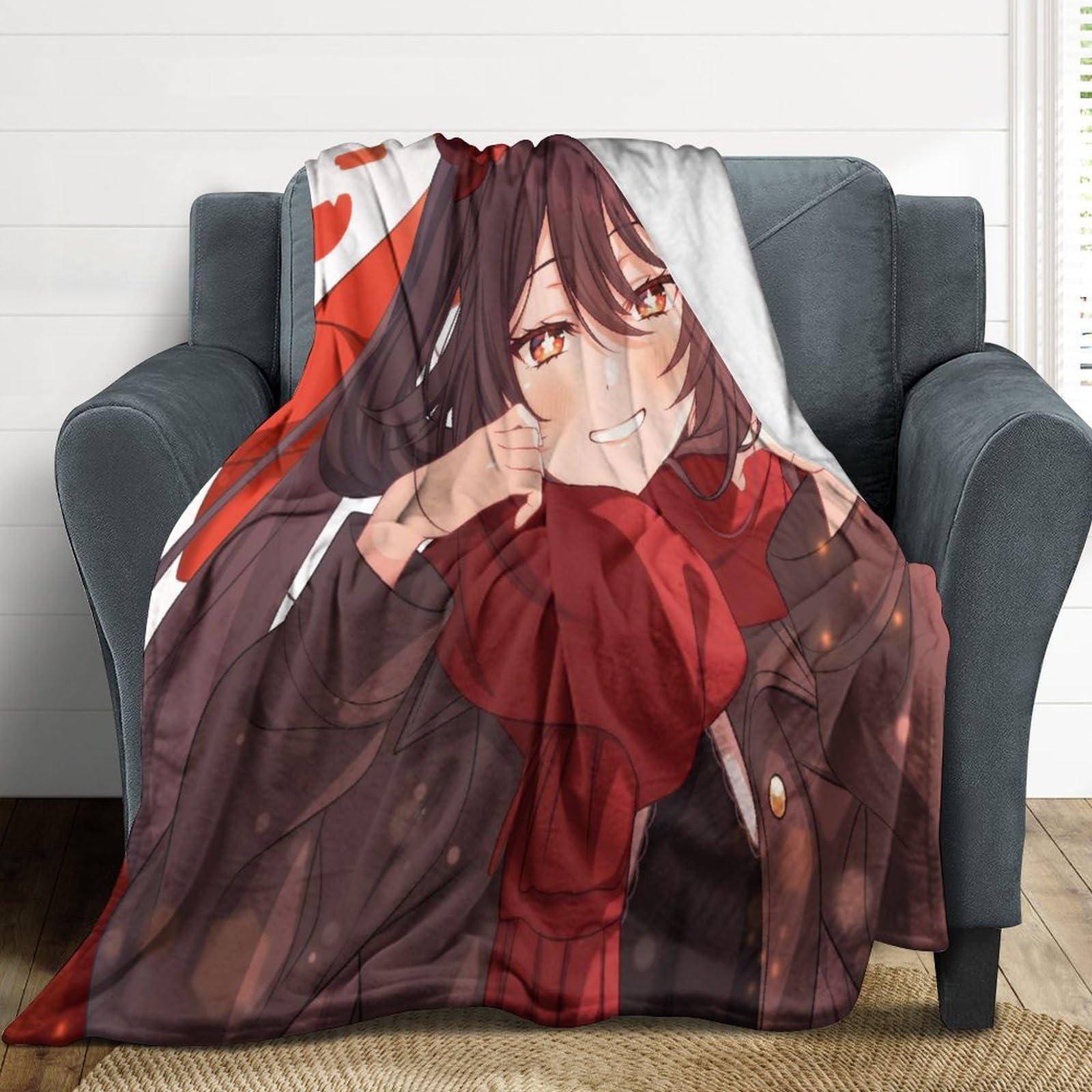 原神　ブランケット Amazon｜原神-ピンクの髪の蛍ブランケット 毛布40
