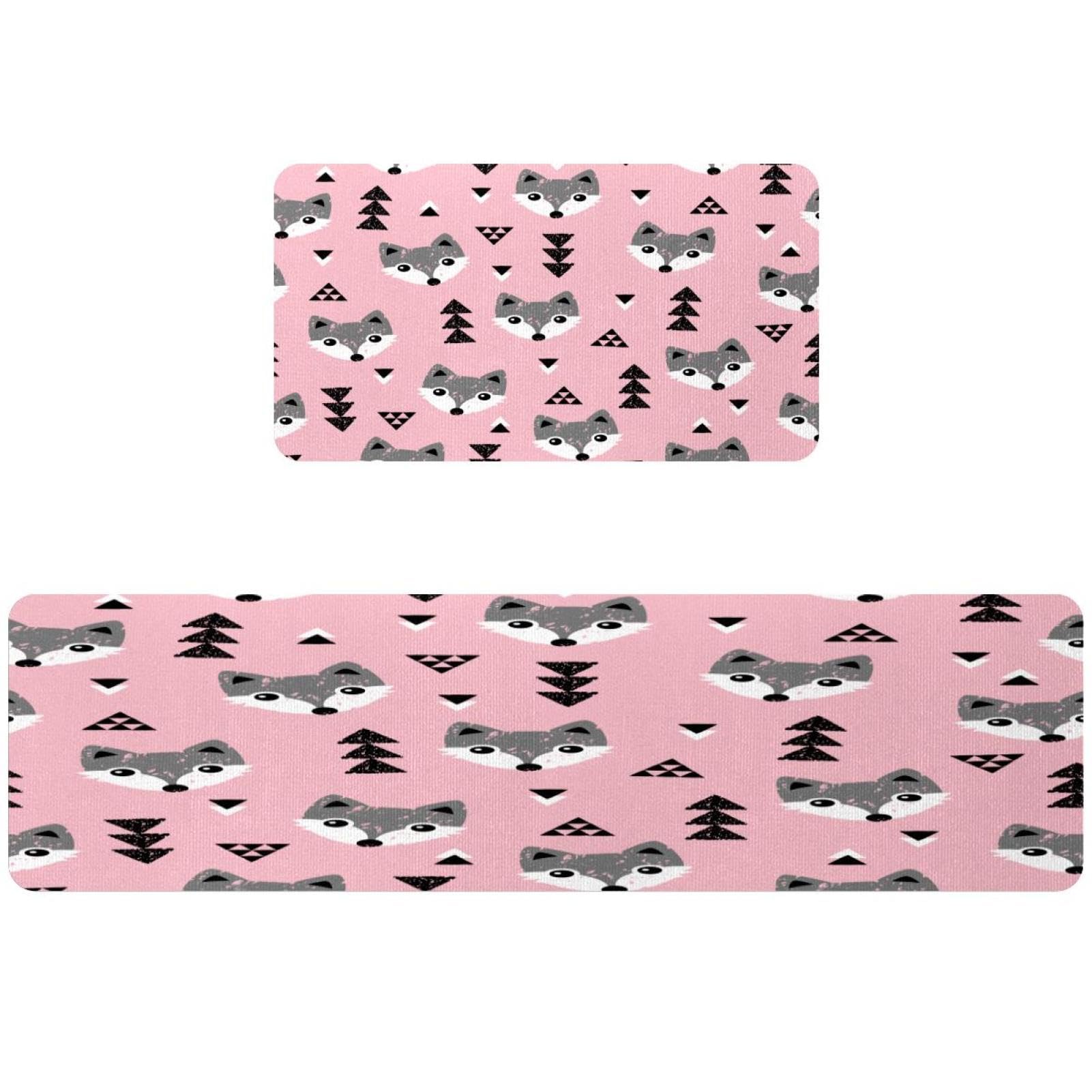 Tapis de cuisine antidérapant bébé renard fini les glissades et les taches