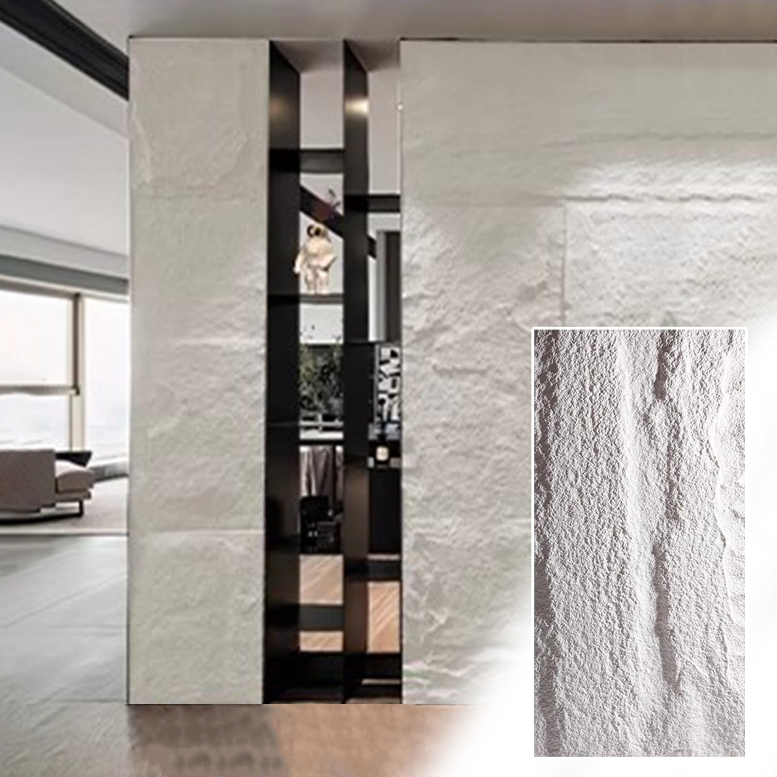 Paneles de pared 3D solución contra el gotelé antiguo revestimiento de piedra sintética fácil