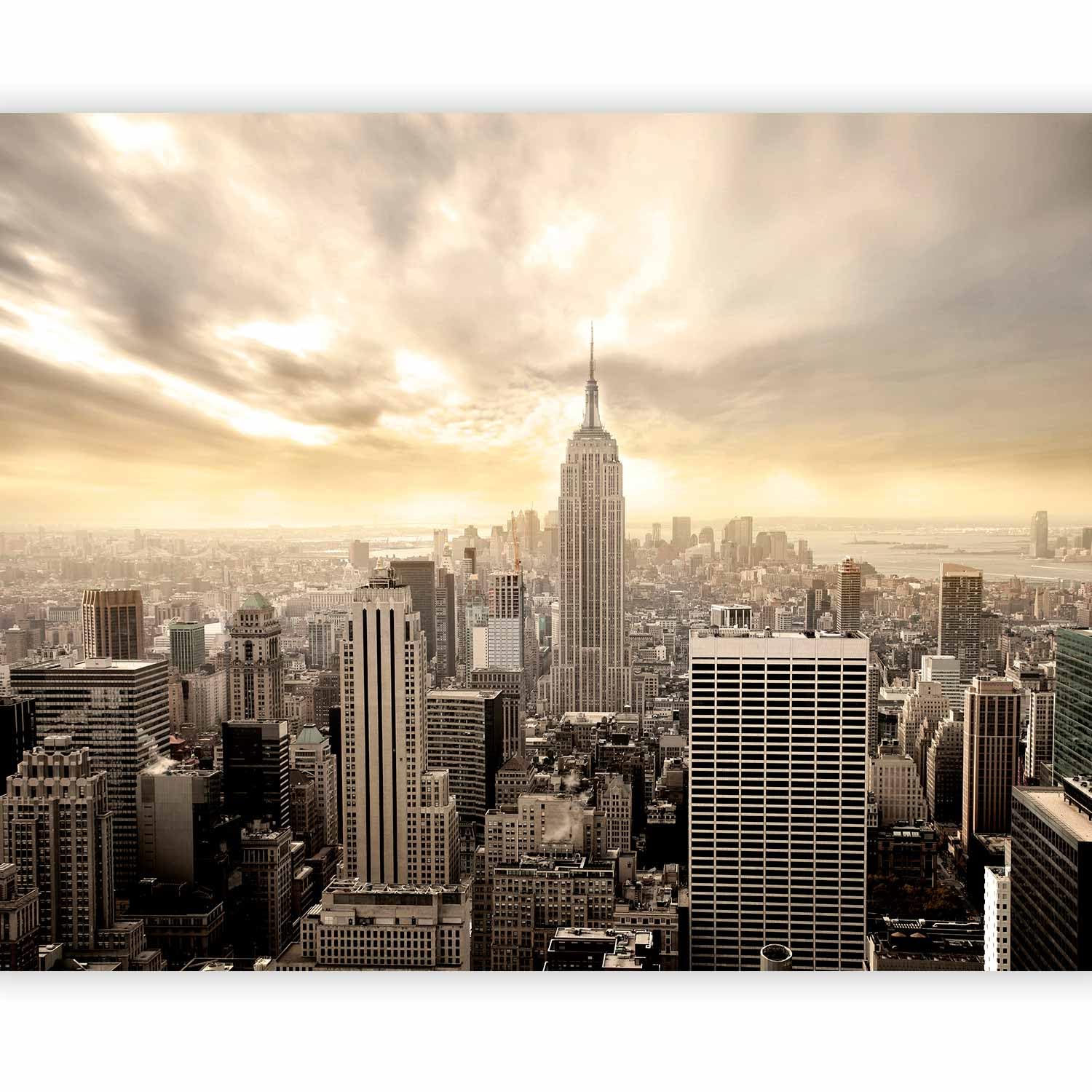 murando - Carta da Parati Moderna per Soggiorno, New York, 400x309 cm