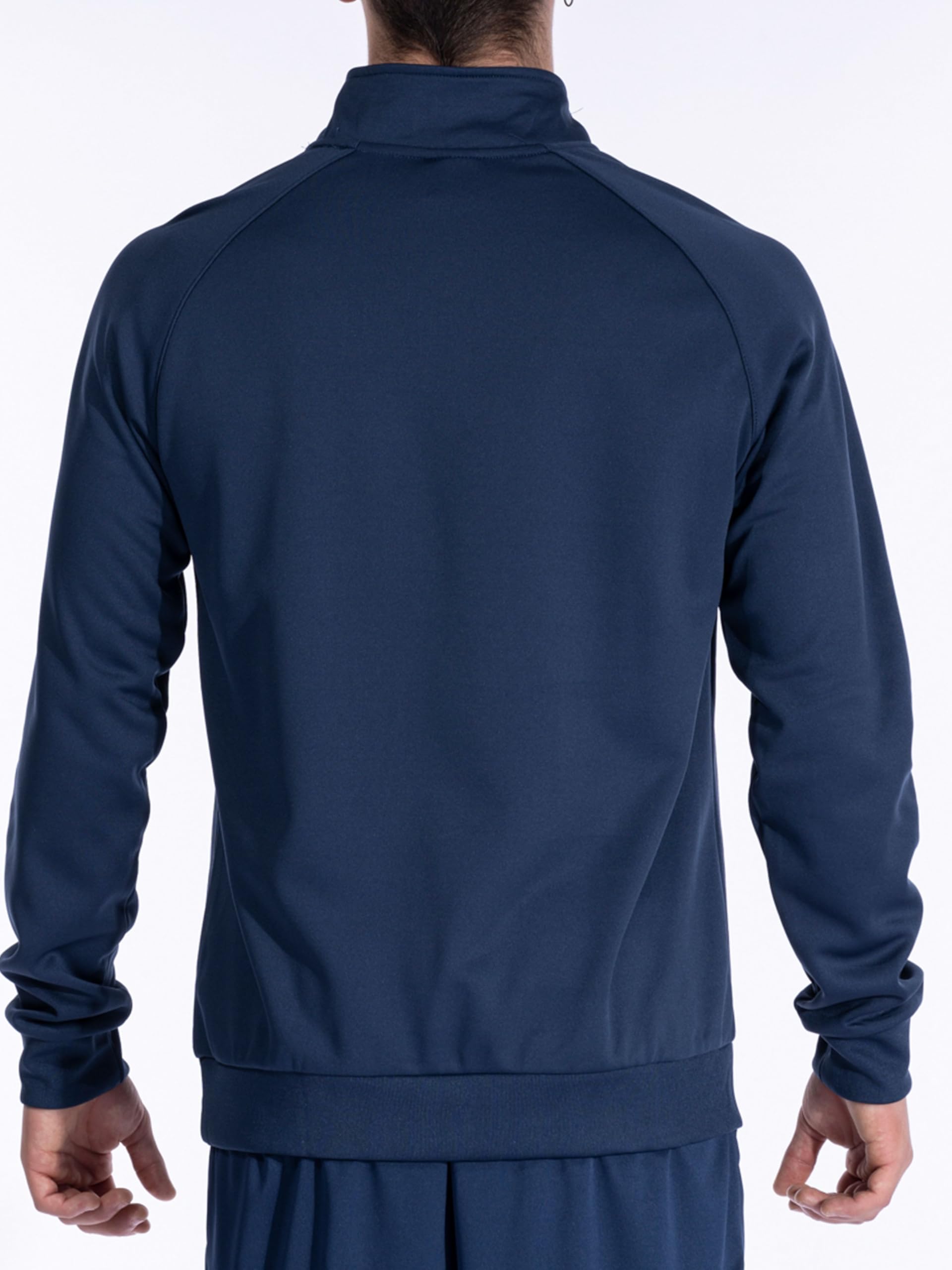 Joma- Sudadera para Hombre , 6XS - 3XL - Cálida y Transpirable, Evita entrada de Frío con Media Cremallera, Bajo y Puños en Rib - Faraón