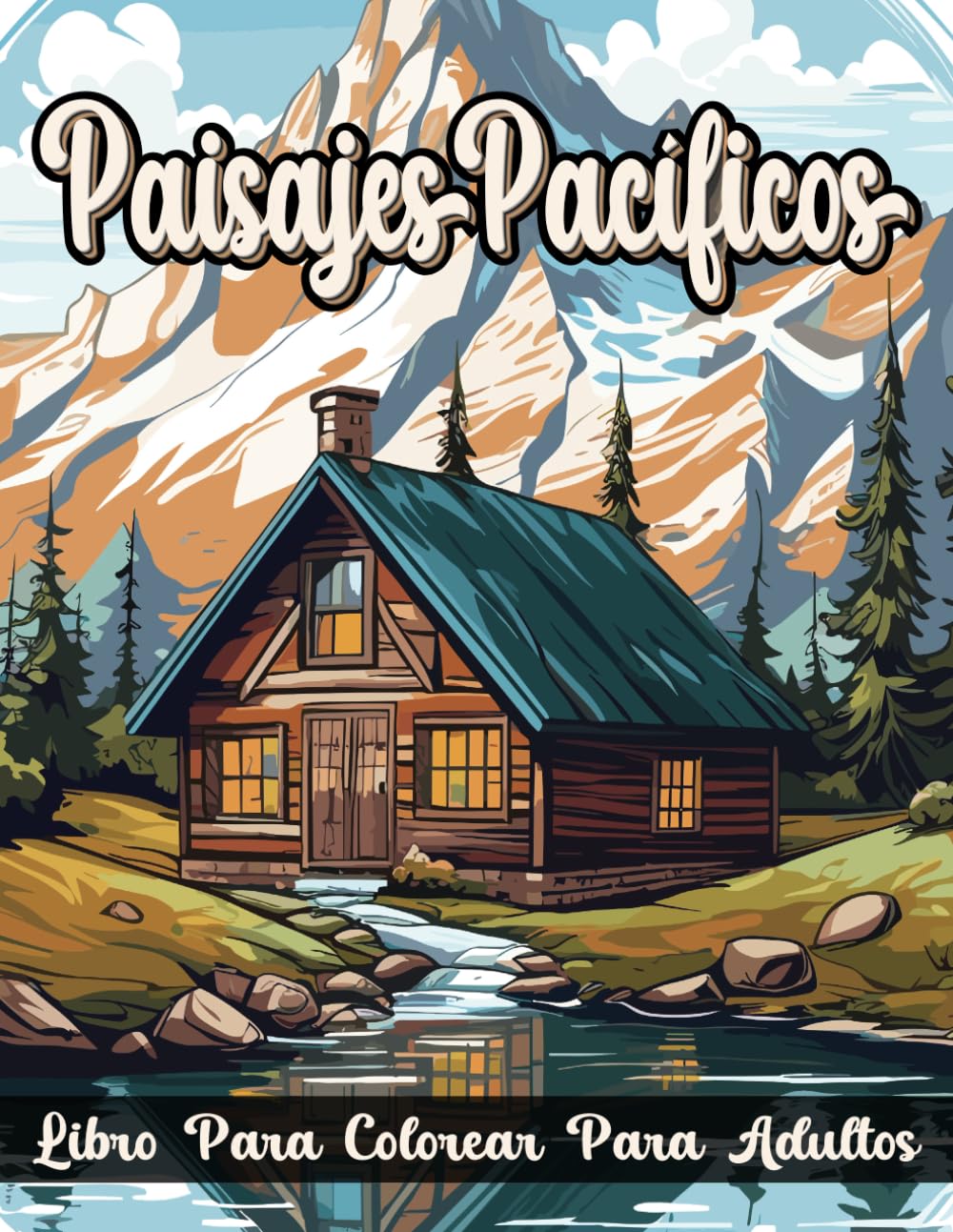 Livre de coloriage paysages nature le cadeau idéal pour la relaxation