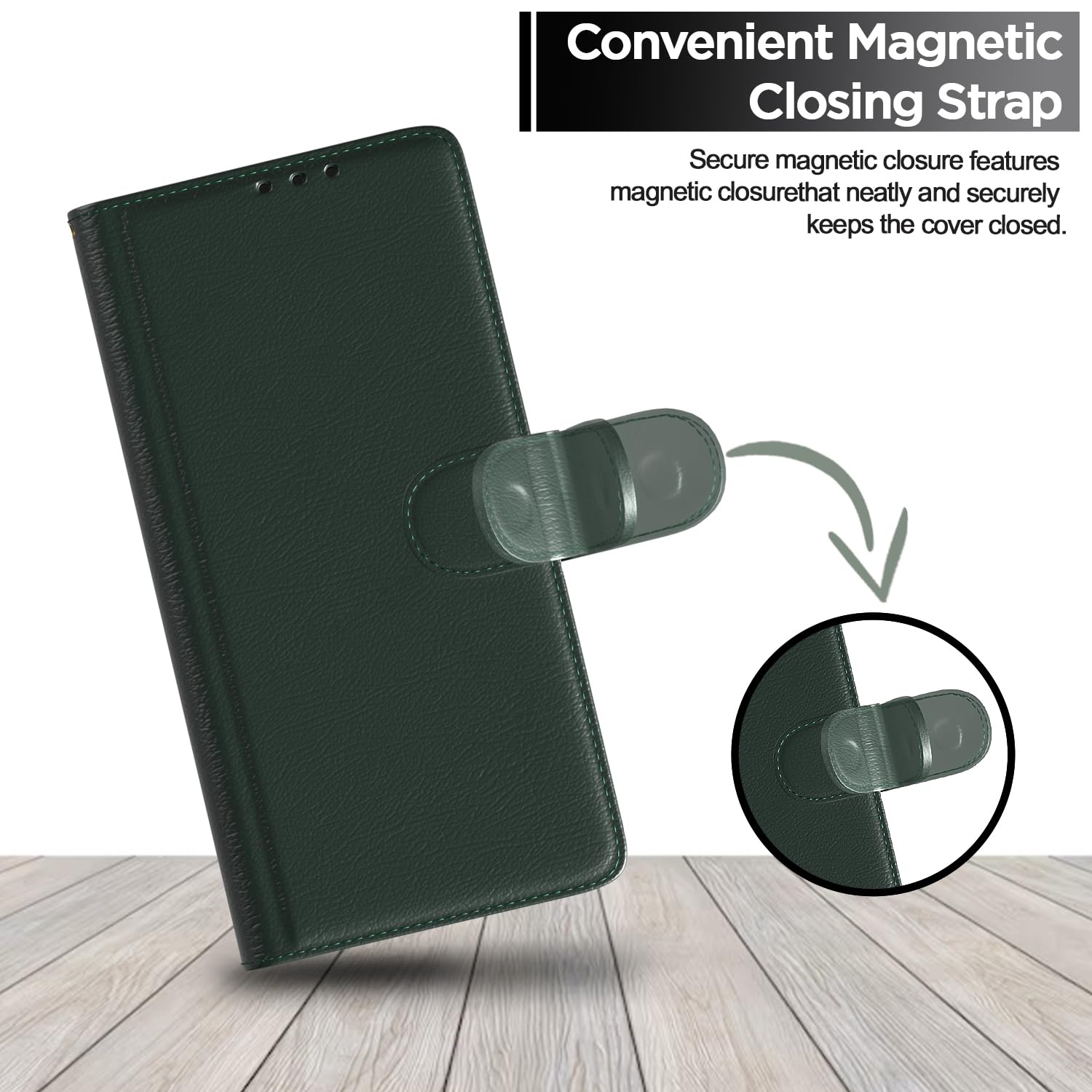 Pikkme Leather Flip Cover for Vivo Phones - Wallet Stand -6
