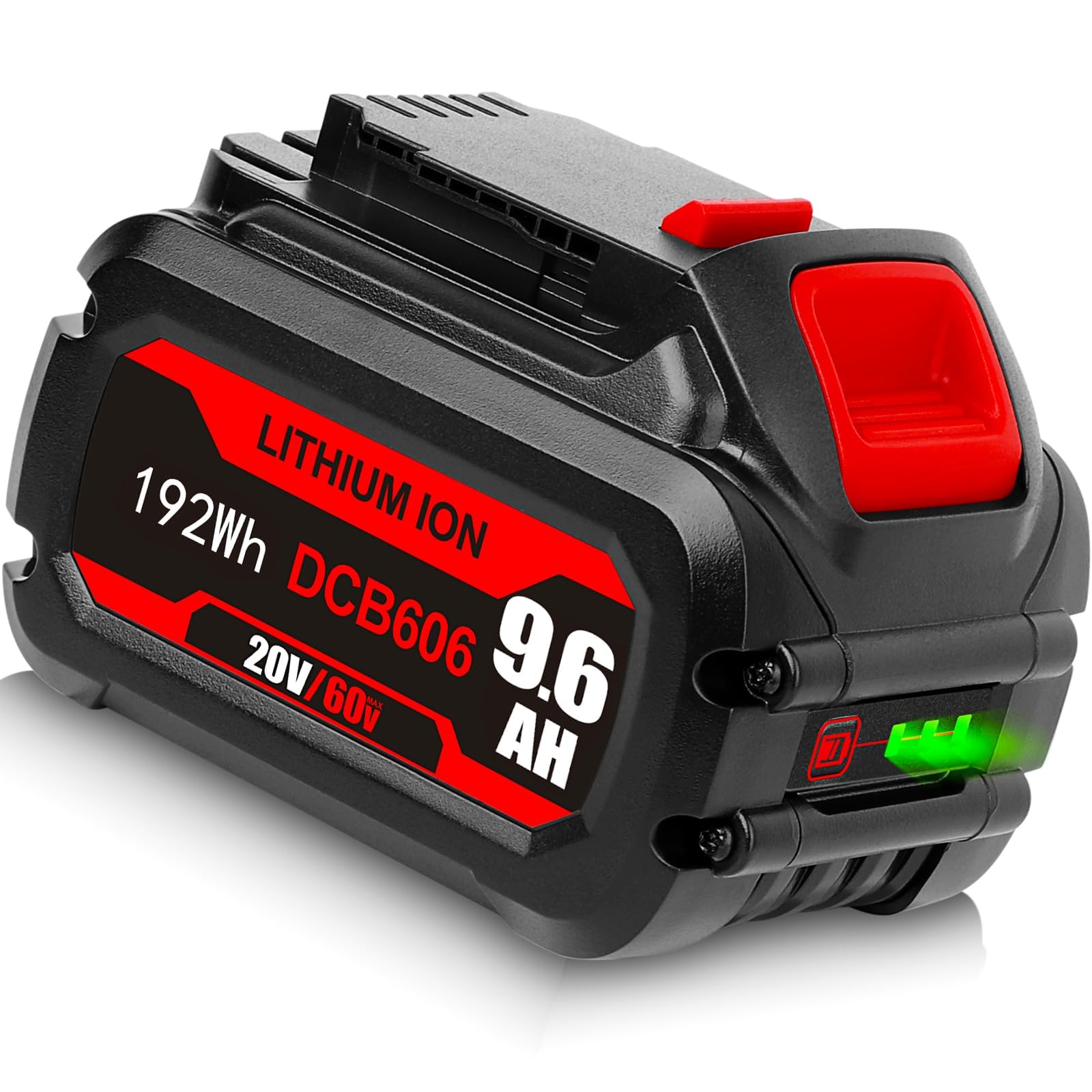 Amazon.com: DCB606 20v/60v 9.6Ah Replacement for Dewalt Flex-Volt