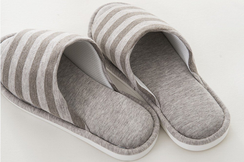 Tissu de coton résistant chaussons anti-dérapants printemps été hommes femmes