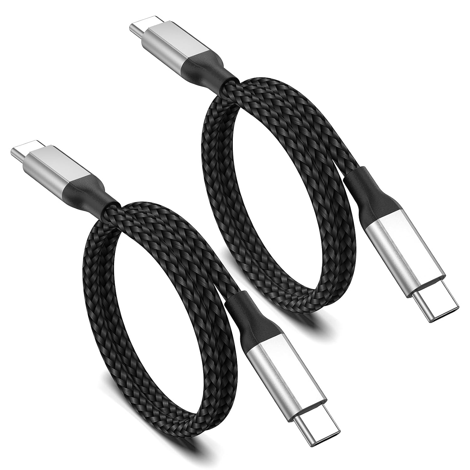 Cavo USB-C 60 cm 2 Pezzi Corto per Auto