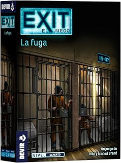 Comprar Devir - Exit: La Fuga – Juego de Escape Cooperativo 1-4 Jugadores, Edad 12+, Aventura en Prisión (BGEXIT30)