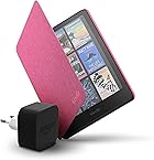 Amazon Kindle Colorsoft 16 GB + Funda frambuesa de tela + Adaptador de 9 W