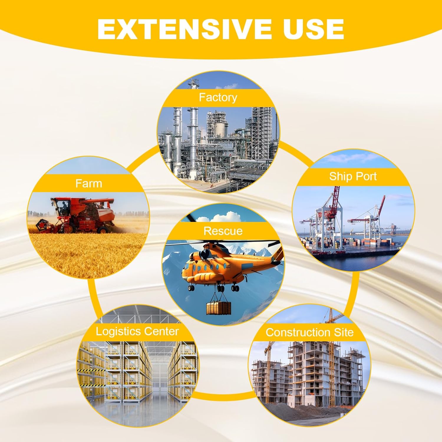 2' x 5/16" G70 V-Chain Bridle w/J Hooks and Grab Hooks, 4400lbs Safe Working Load Towing Hooks for Flatbed Truck Wrecker Recovery