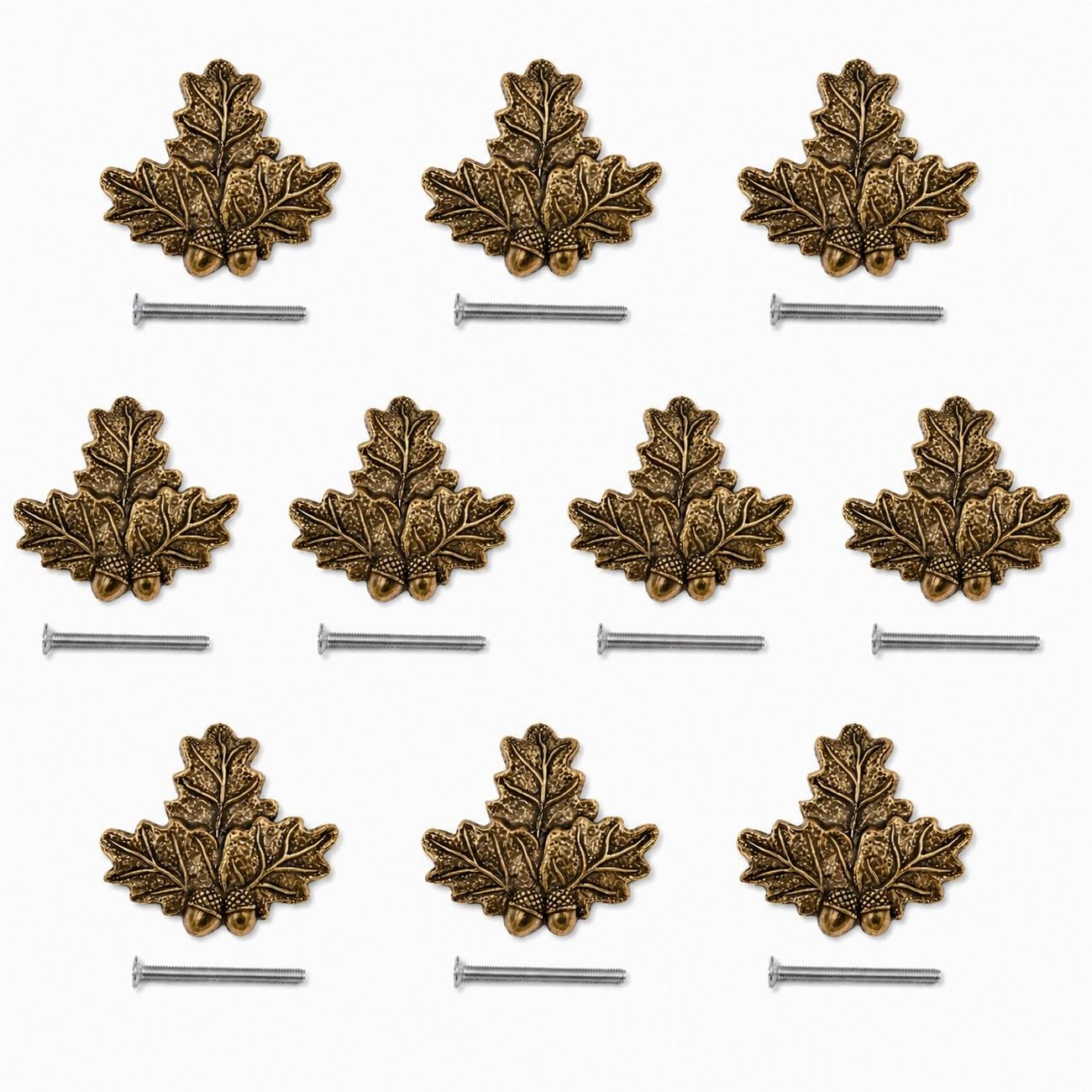 10 x EICHENLAUB Deckblatt für Keilerwaffen Trophäen