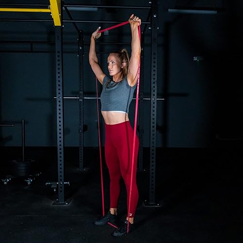 Miniatura 7 de Serious Steel - Banda de dominadas asistida de 41 pulgadas, juegos de bandas de resistencia resistentes, estiramiento, levantamiento de potencia,