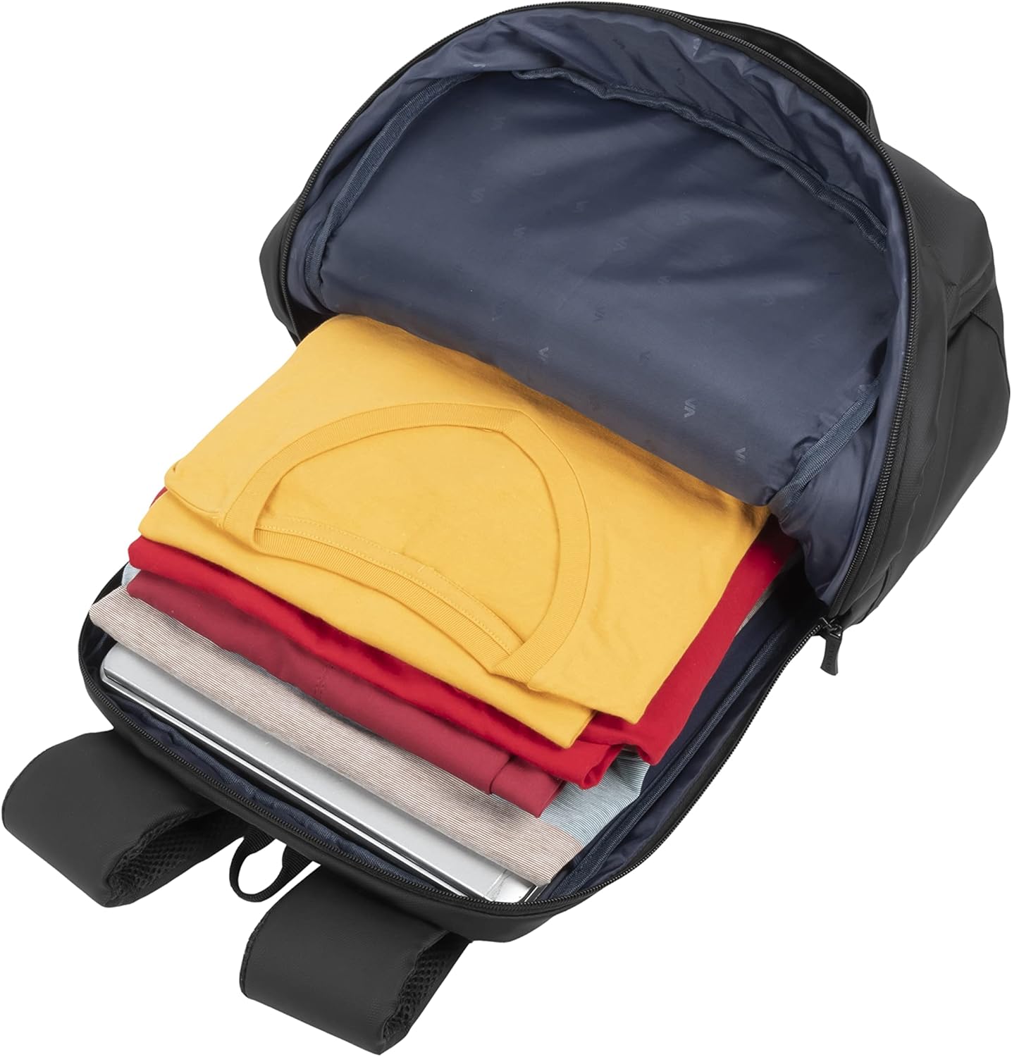 RIVACASE Unisex Black Eco Backpack Laptop Backpack, Black, 15,6", Eco