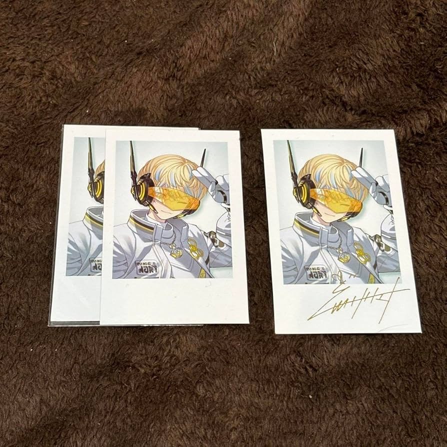 にじさんじ　デビュー　チェキ　緋八マナ にじさんじ Oriens 緋八マナ デビュー チェキ風カード - メルカリ