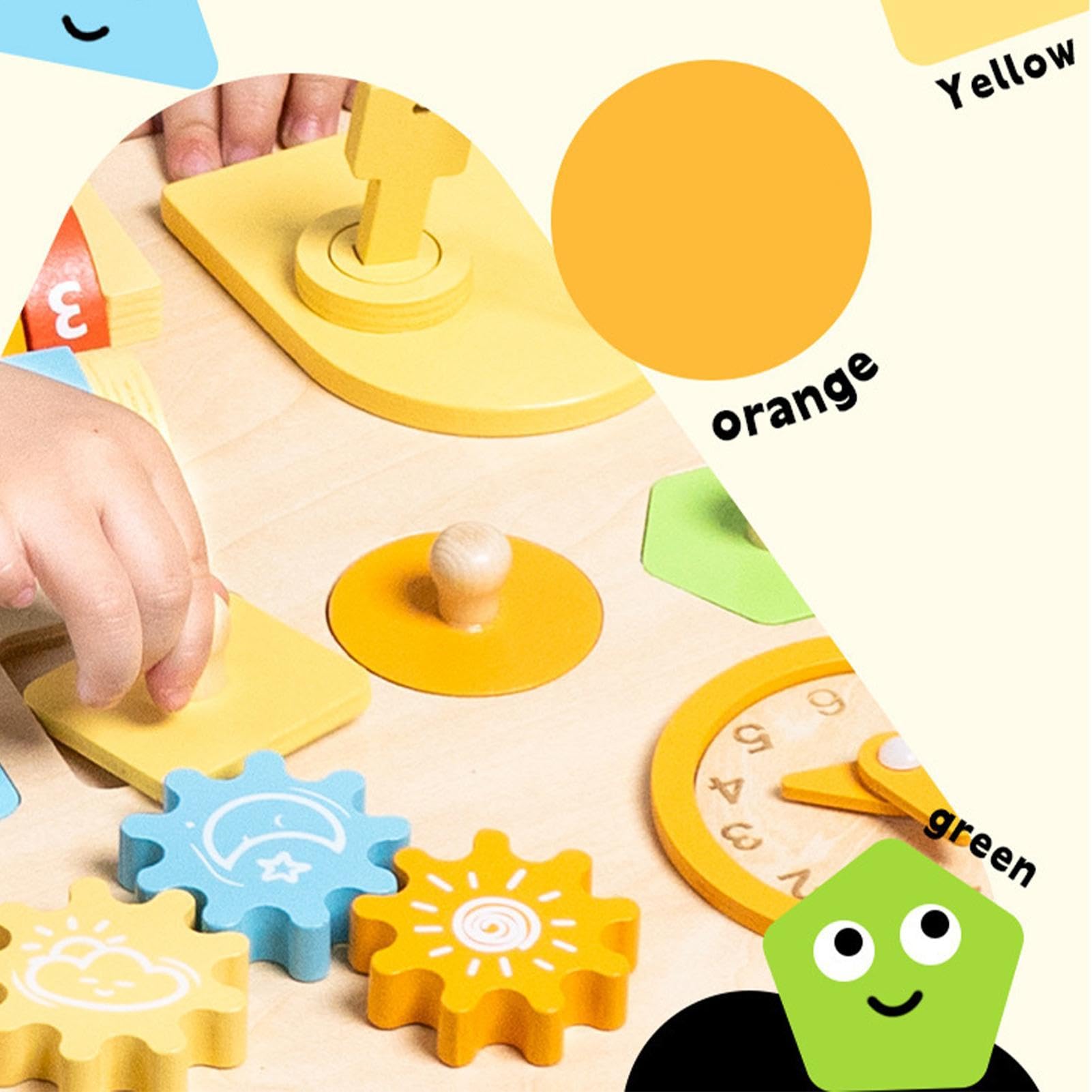 Tavolo Delle Attività Per Bambini 8 in 1 Giocattolo Educativo in Legno