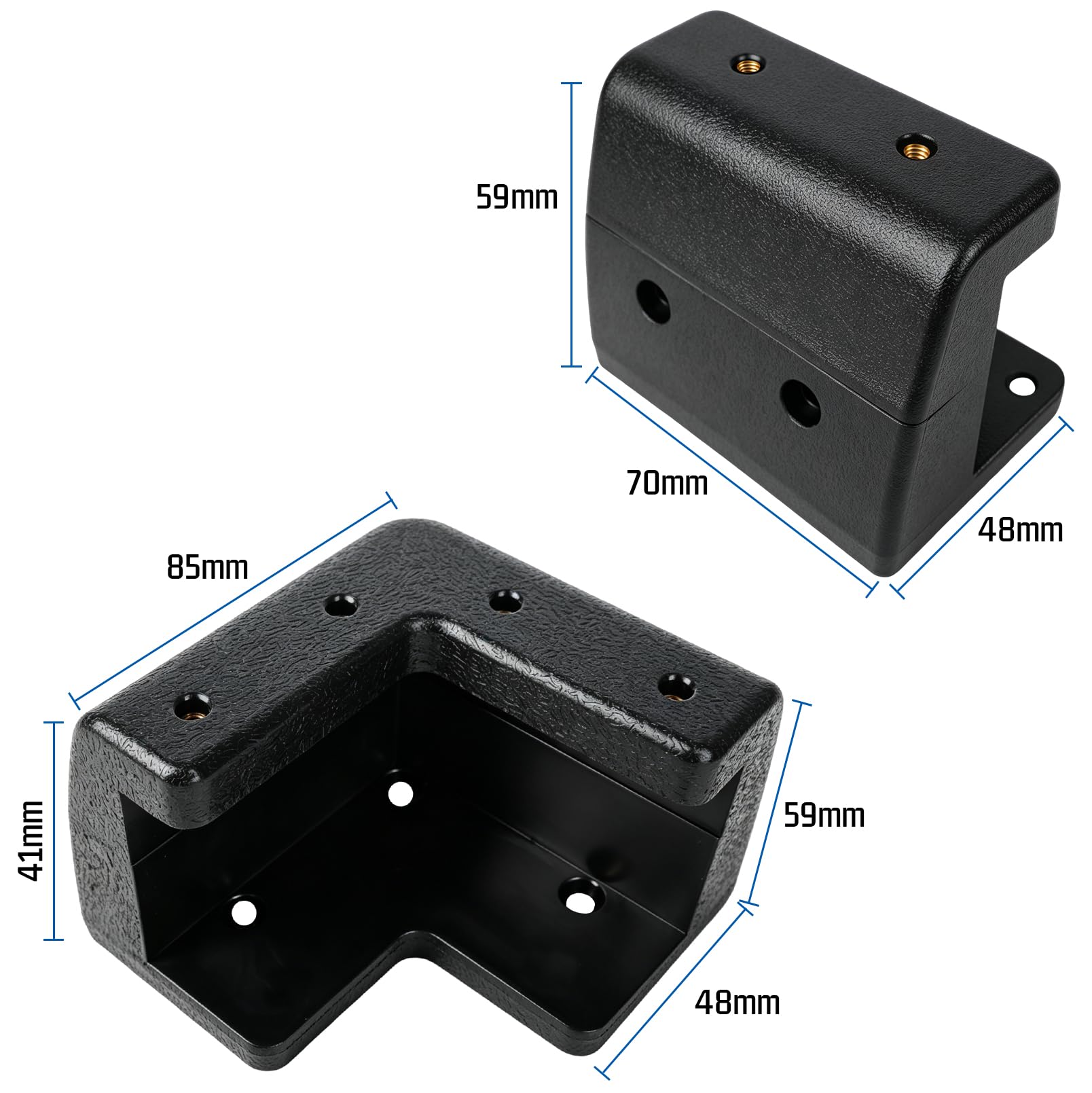 Supporto Pannello Solare per Camper, 6 Pezzi Staffe | Staffe per Pannelli Fotovoltaici con Telaio Fino a 40 mm, Fissaggio Pannello Solare per Caravan, Camper, Tetto del Veicolo