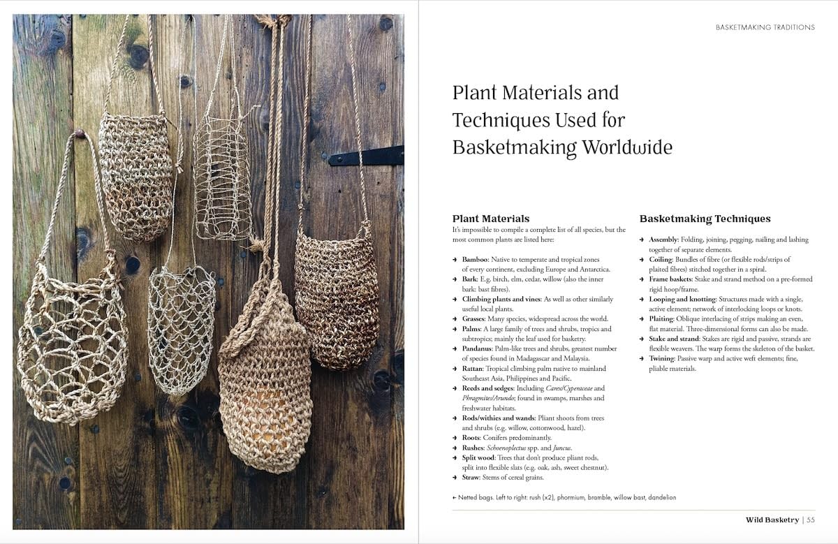 Wild Basketry: Making baskets and natural cordage from foraged plants