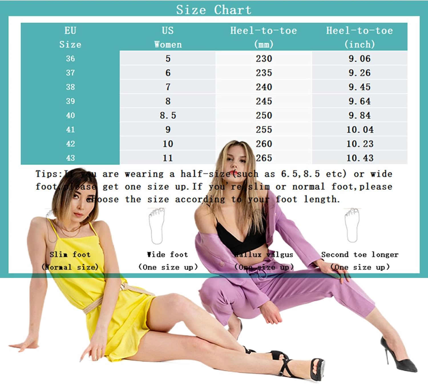 Women'S Platform Chunky Heel Mule Sandals Comfortable Peep-Toe Block Heel Backless Dressy Sandals Fashionable Party High-Heeled Sandals - Image 2