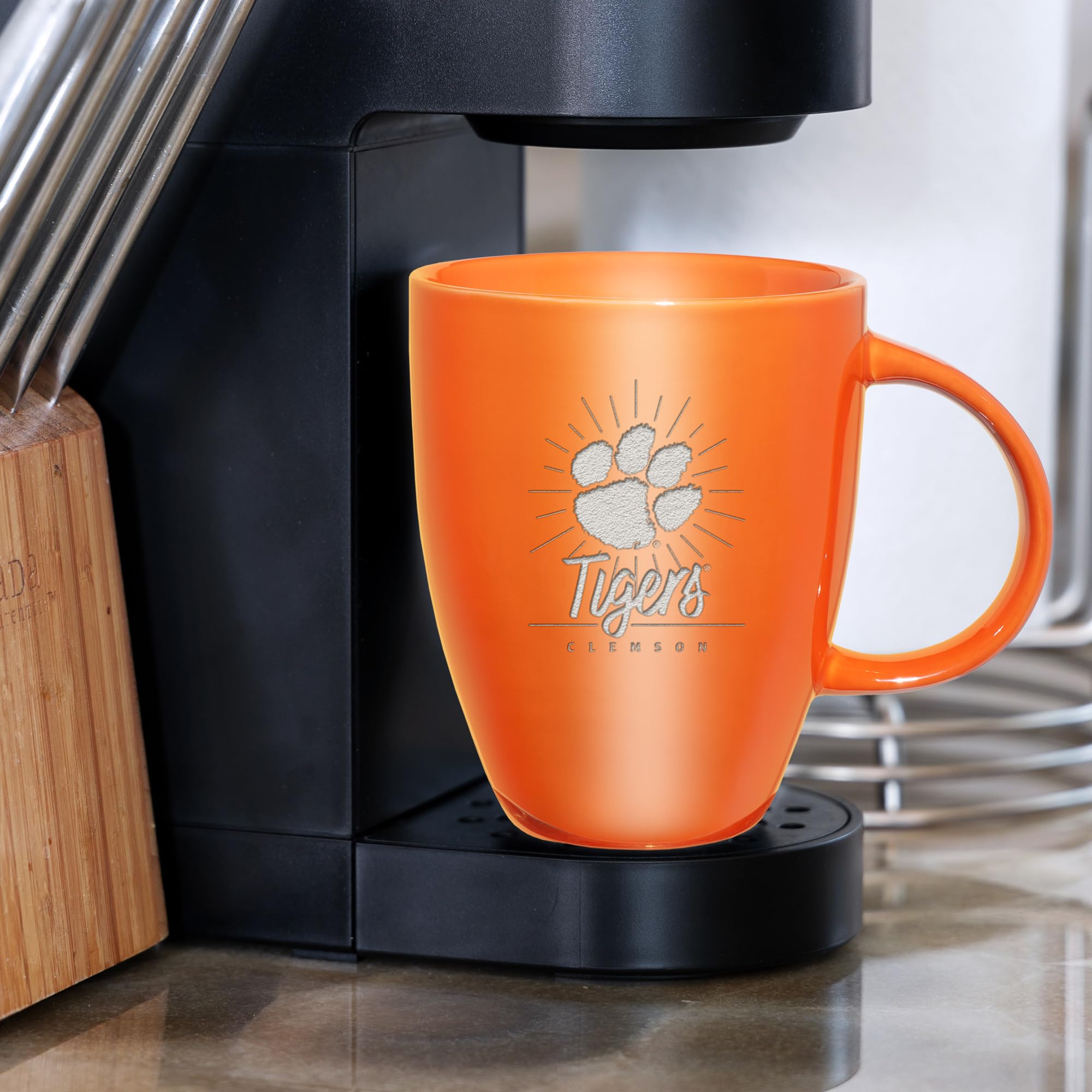 Rico Industries NCAA Naval Academy Midshipmen Sunburst - Taza de cerámica grabada con láser, 532 ml