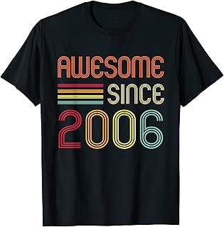 Sponsored Ad - Awesome Since 2006 16th Birthday Retro T-Shirt