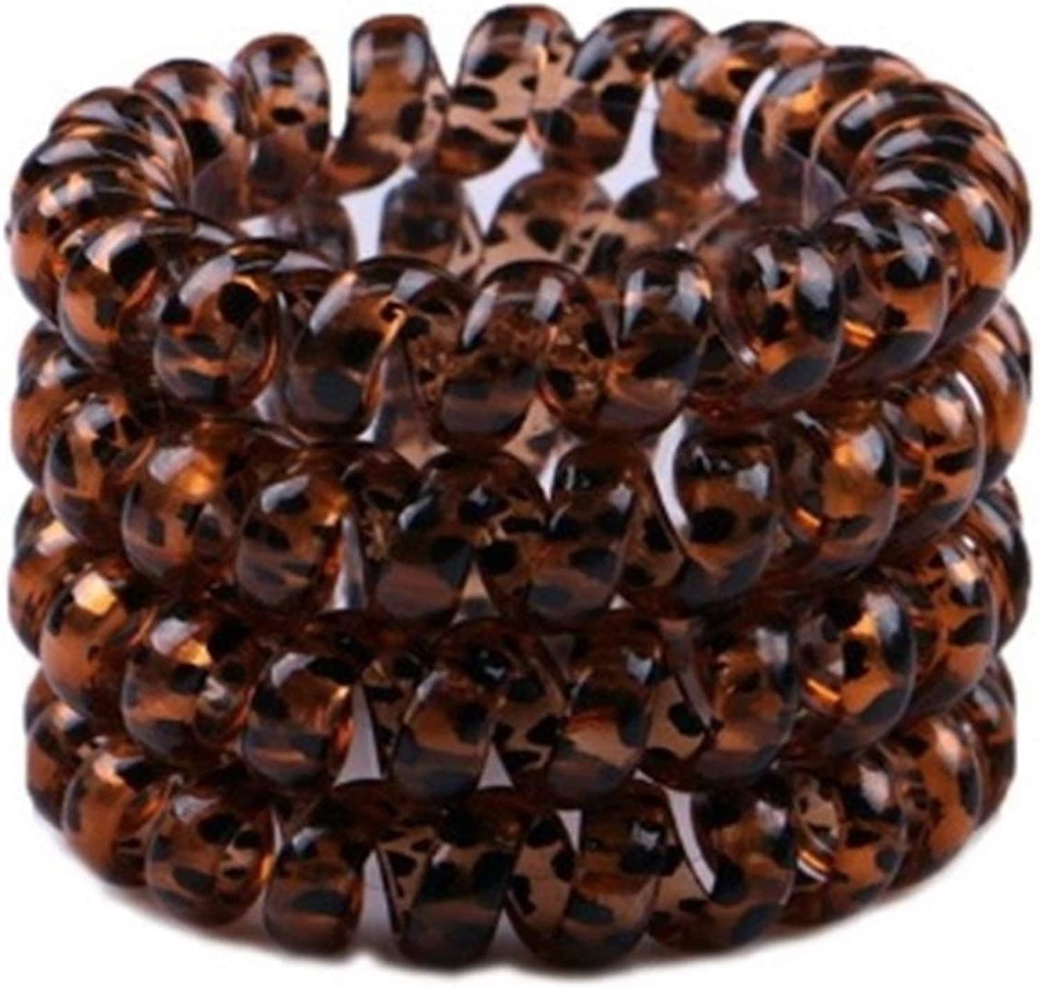 Haarspangen Haarschmuck Haargummis Haarbänder, 5er-Pack Frauen Gummiseil Elastische Haarbänder Spiralform Krawatten Kopfbedeckung Telefonkabel Linie Stirnband Schön (Color : S002) ( Color : S011 )