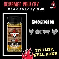 Vista 5 de Condimento Gourmet para Aves – Mezcla para Pollo y Pavo Multiusos con Ajo, Limón y Especias Mezcla Premium Sin GMS Añadido para Asar, Grillar