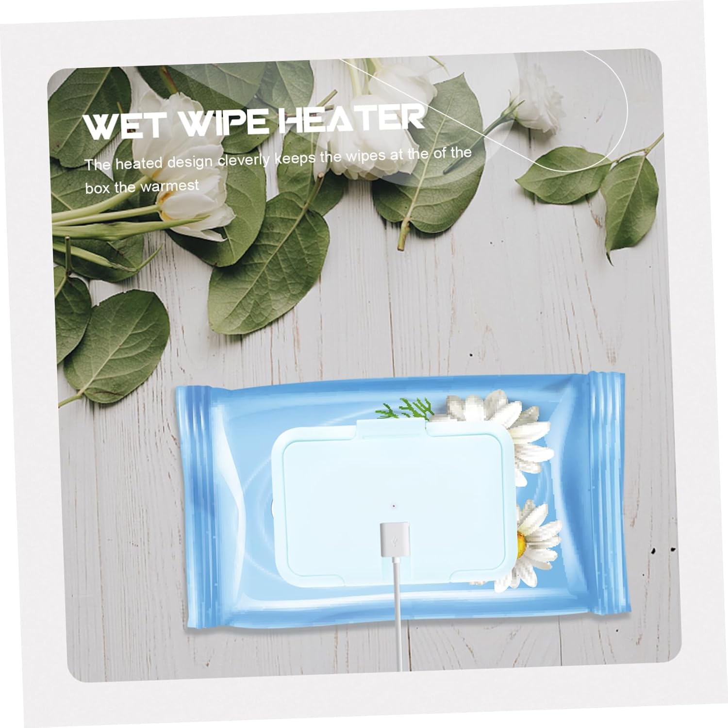 Constant Temp Wipes Heater Portable Wet Tissue Warmer Travel Wipe Warmer for Boys and Girls