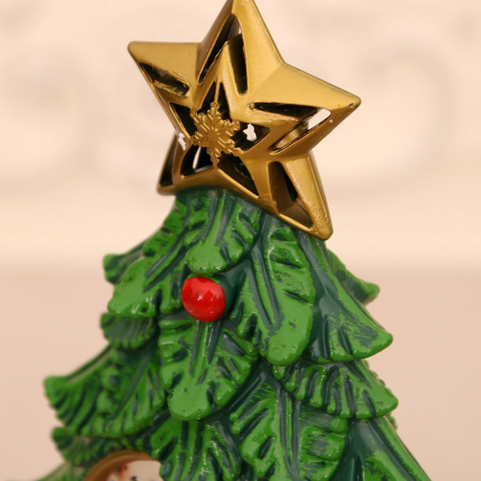 Multifunzionale Holiday Music Tree Deck con illuminazione a LED Soft Glow Materia PVC a prova di bambino per lo styling dell'interno Decorazione artigianale della tavola di Natale